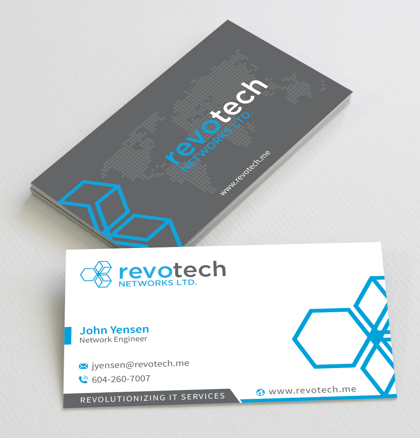 Design de Carte de Visite par toyz86 pour Revotech Networks Ltd. | Design #10985991
