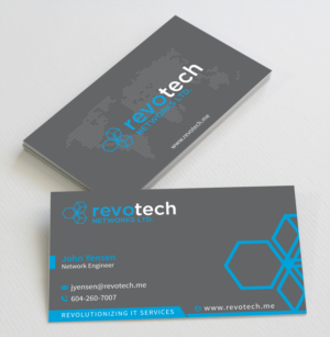 Design de Carte de Visite par toyz86 pour Revotech Networks Ltd. | Design : #11000160
