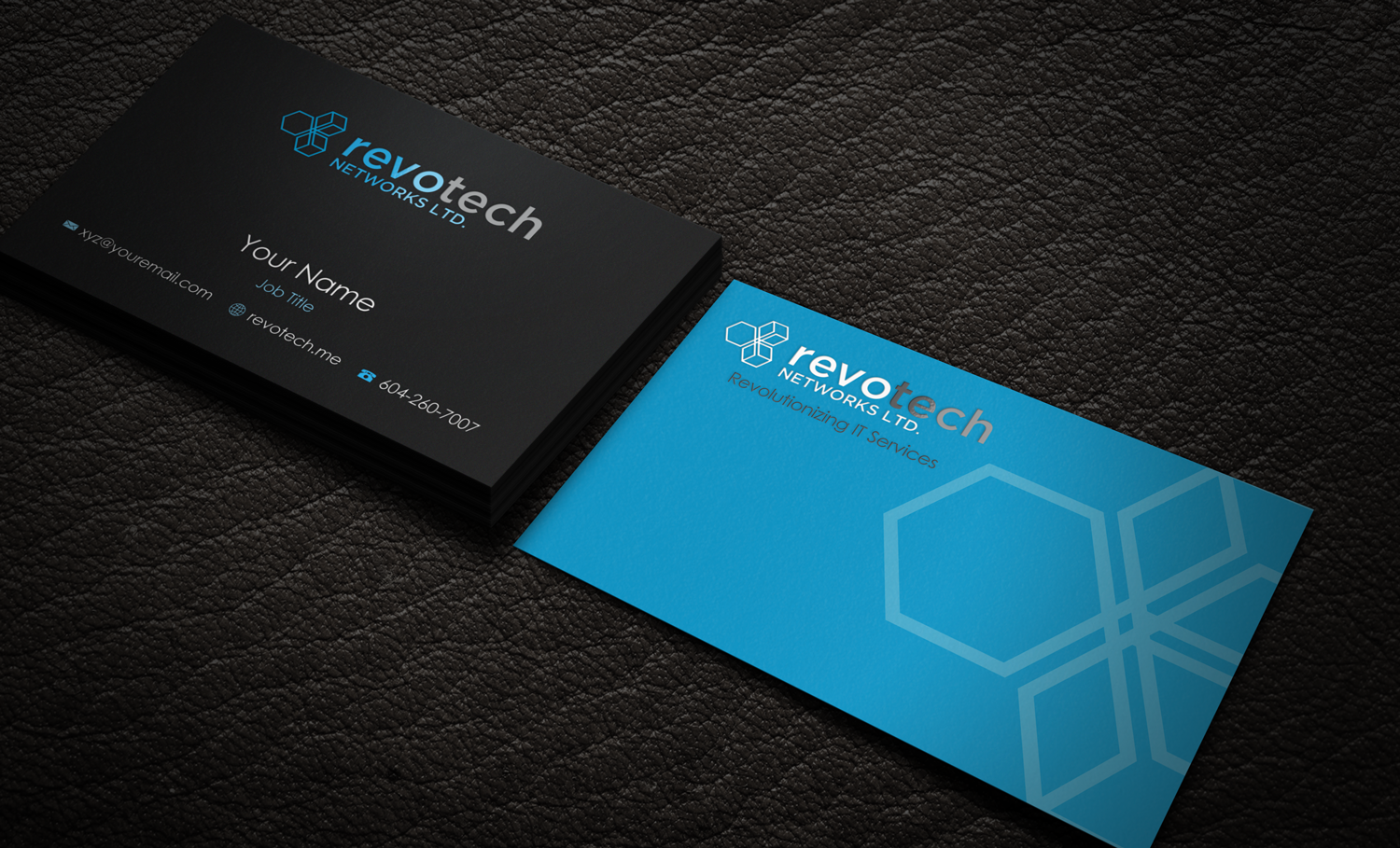 Business Card Design by Riz' for Revotech Networks Ltd. | Design #10973433