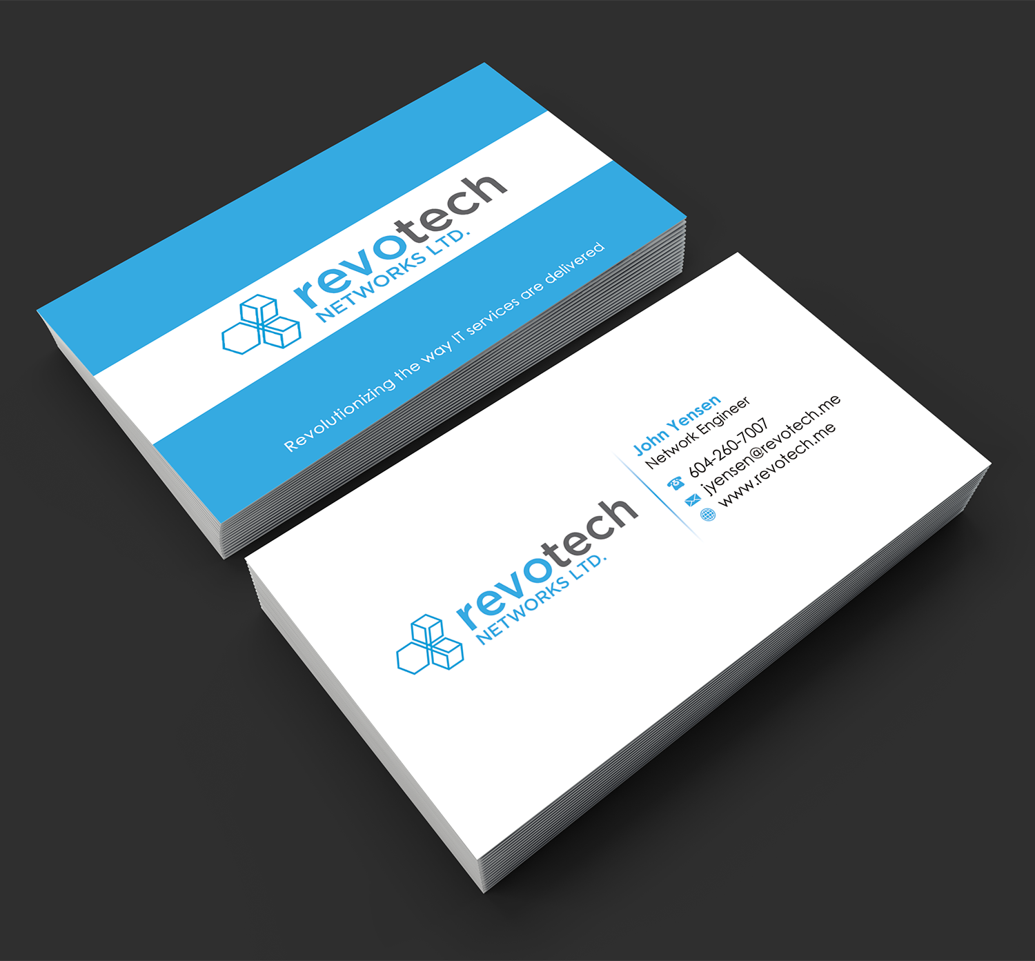 Business Card Design by premnice for Revotech Networks Ltd. | Design #11016955