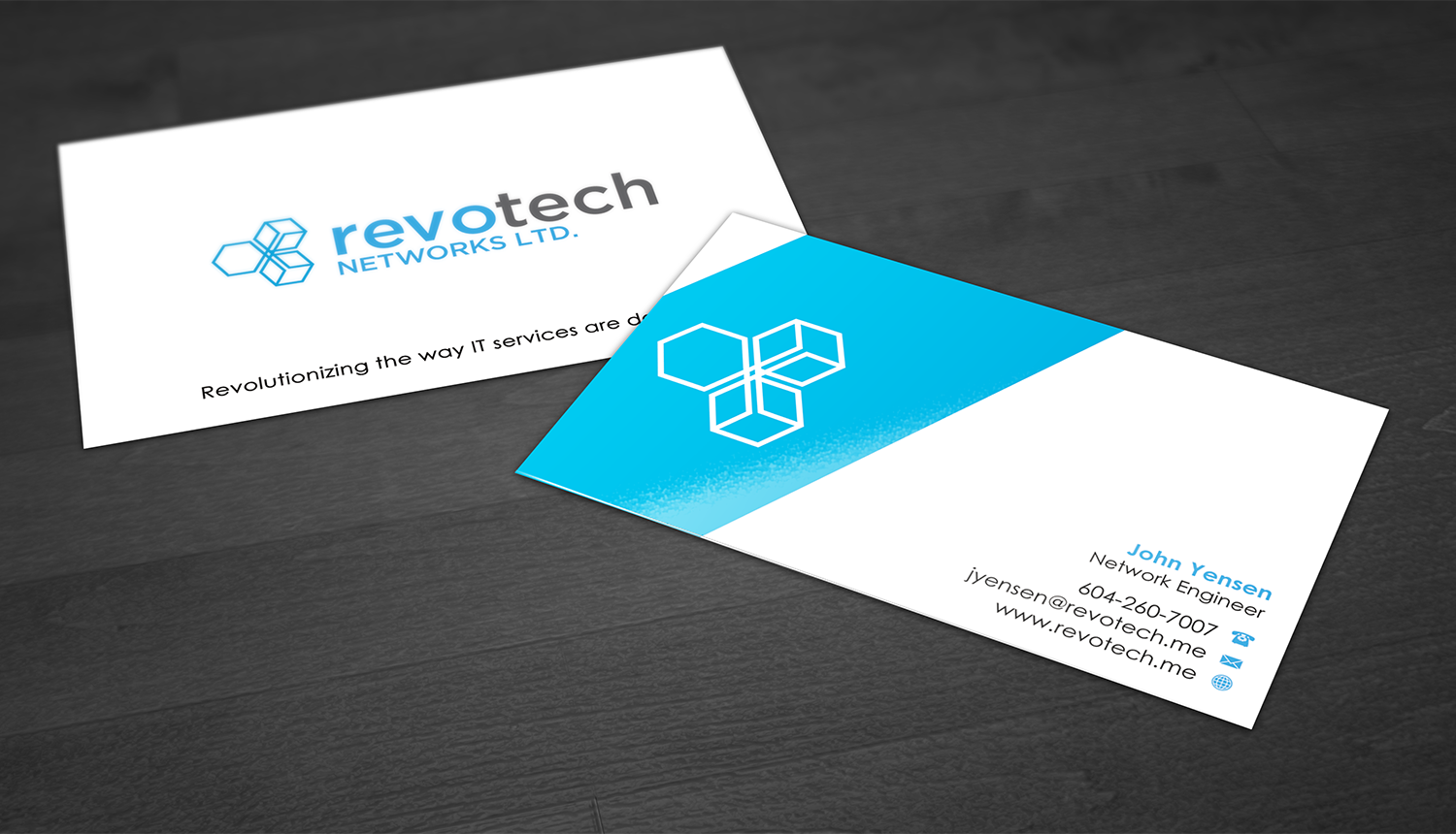Business Card Design by premnice for Revotech Networks Ltd. | Design #11016956
