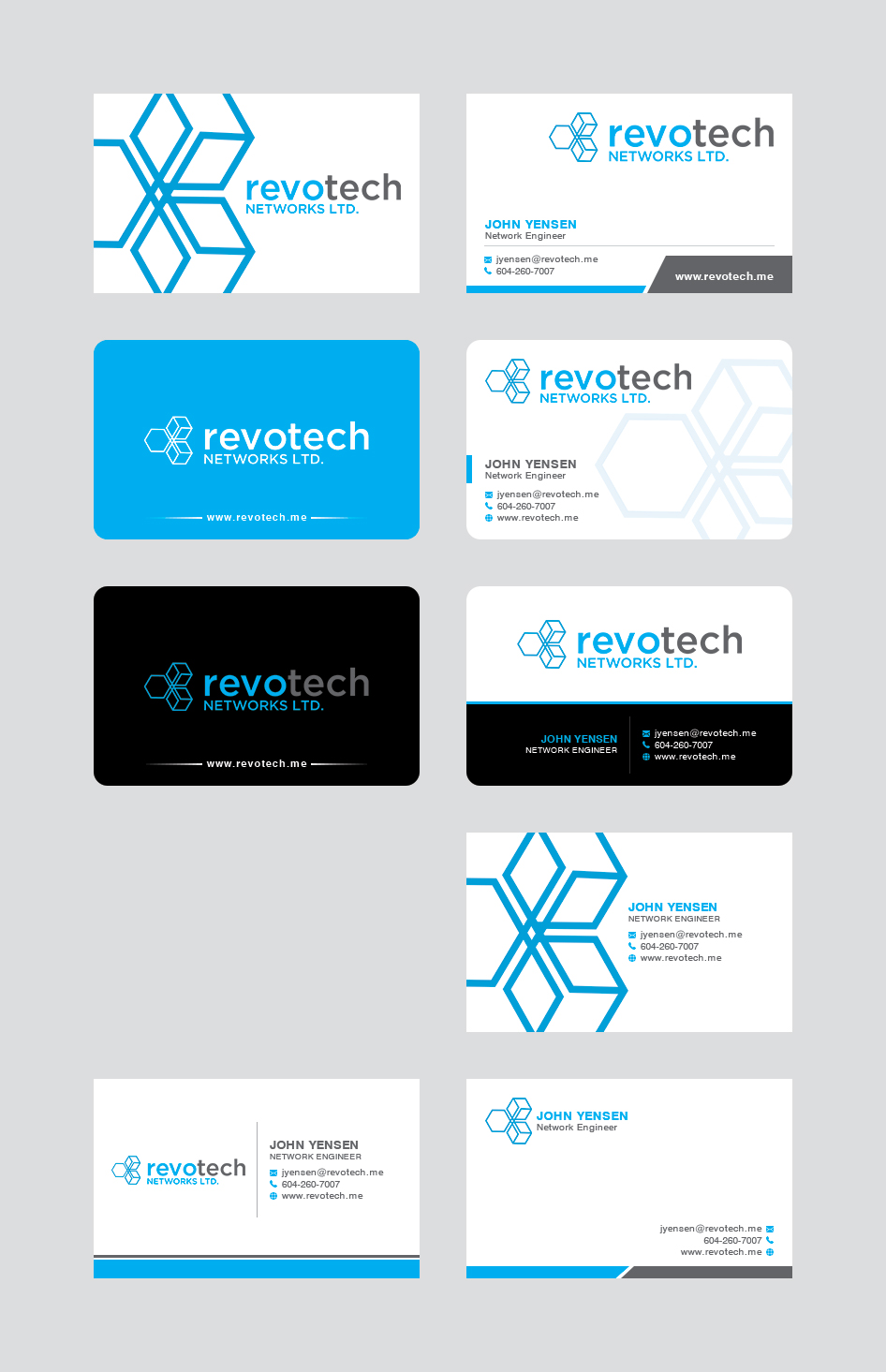Design de Carte de Visite par MIND pour Revotech Networks Ltd. | Design #10991411