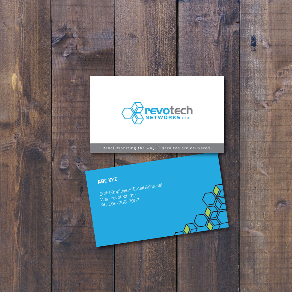 Diseño de Tarjeta de Presentación por Logoziner para Revotech Networks Ltd. | Diseño #10977123