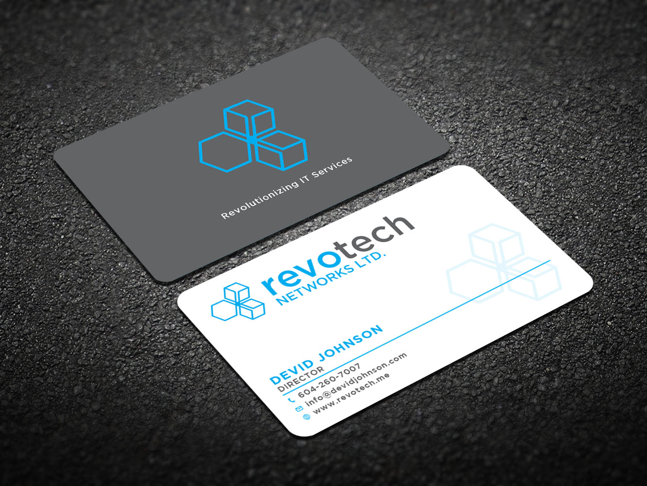 Business Card Design by Verified artistry (Design garden) for Revotech Networks Ltd. | Design #10975096