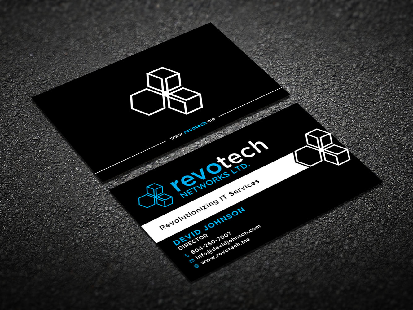 Business Card Design by Verified artistry for Revotech Networks Ltd. | Design #10975108