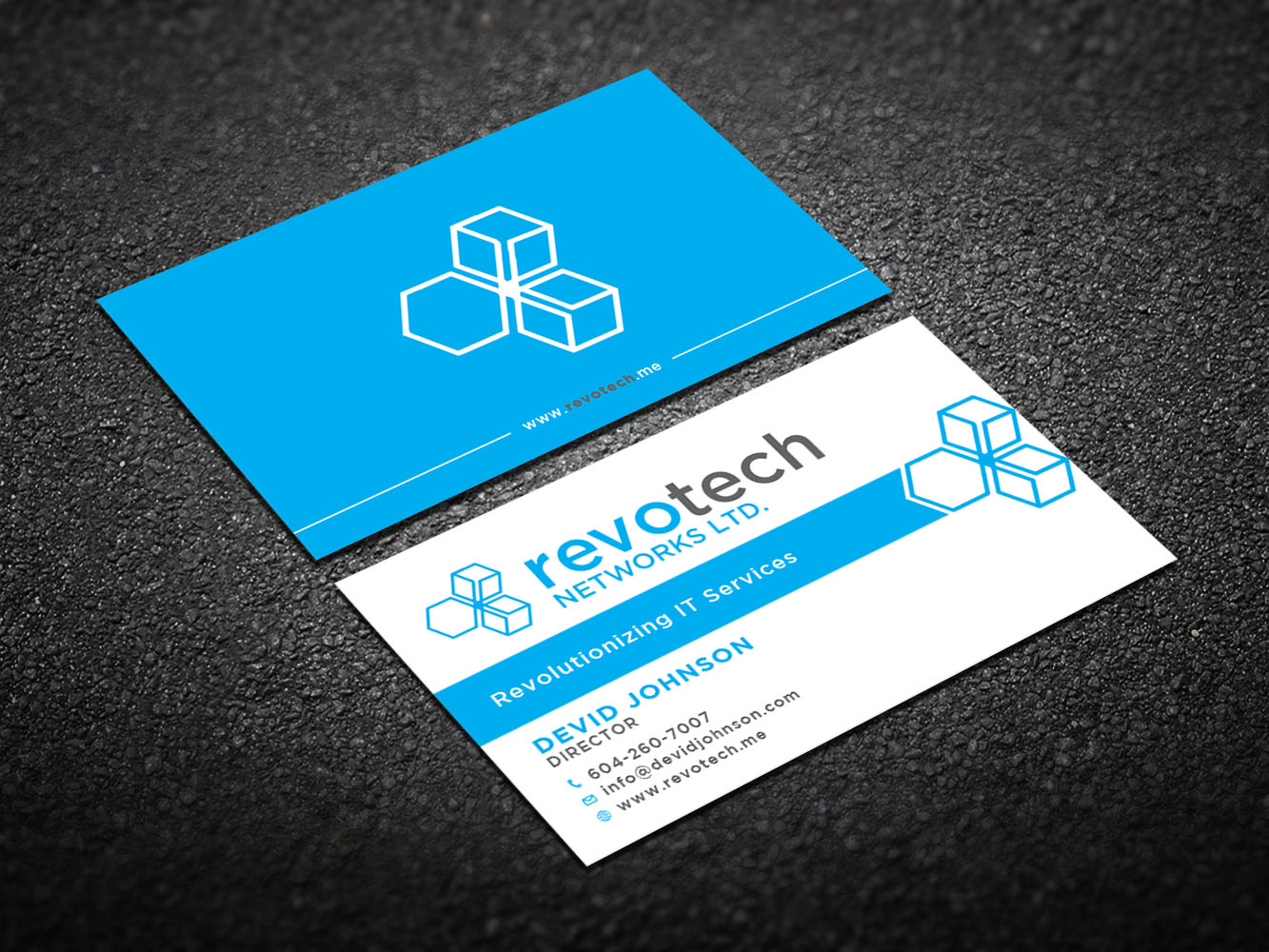 Business Card Design by Verified artistry for Revotech Networks Ltd. | Design #10975109