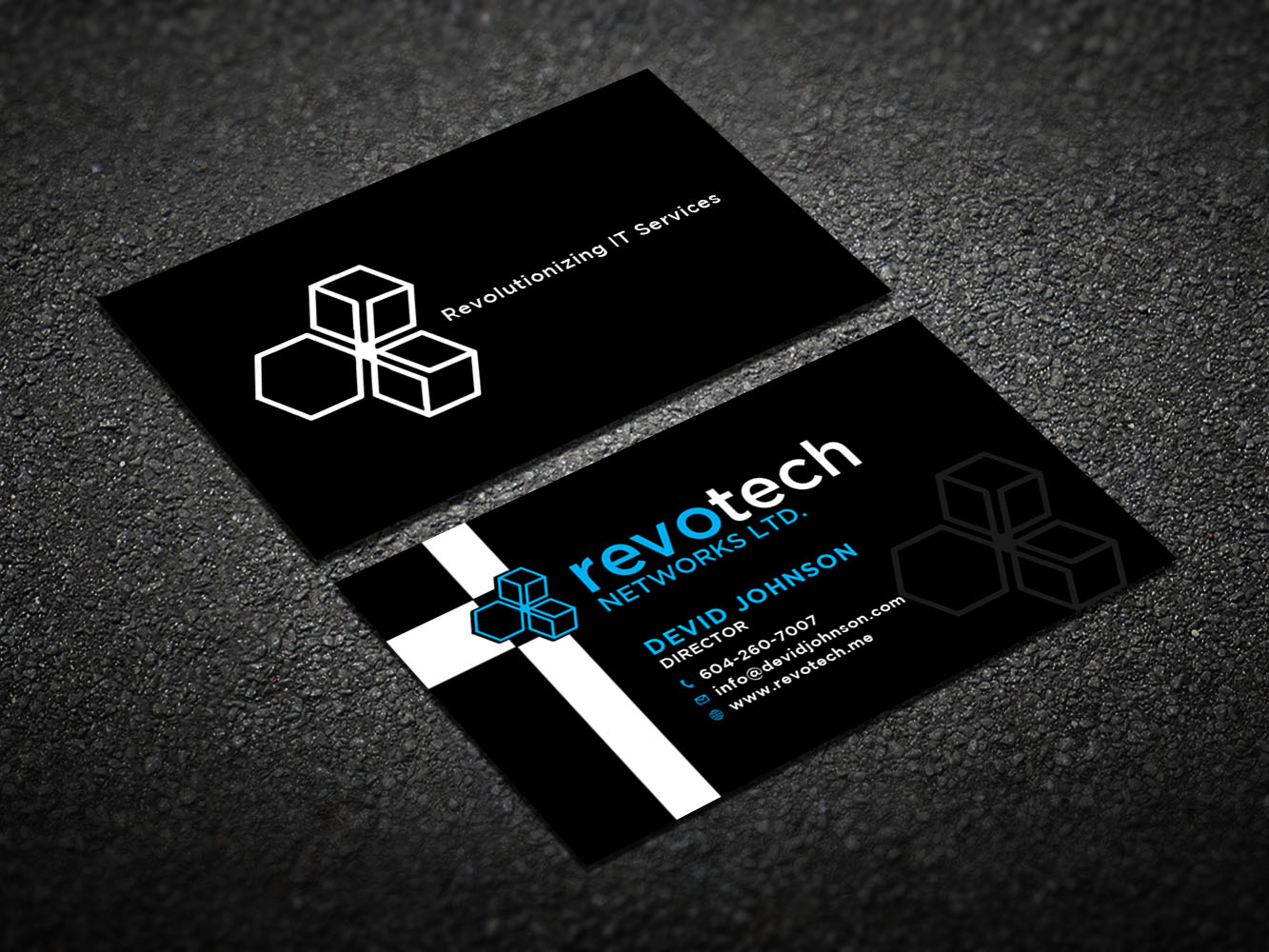 Design de Carte de Visite par Verified artistry (Design garden) pour Revotech Networks Ltd. | Design #10975112