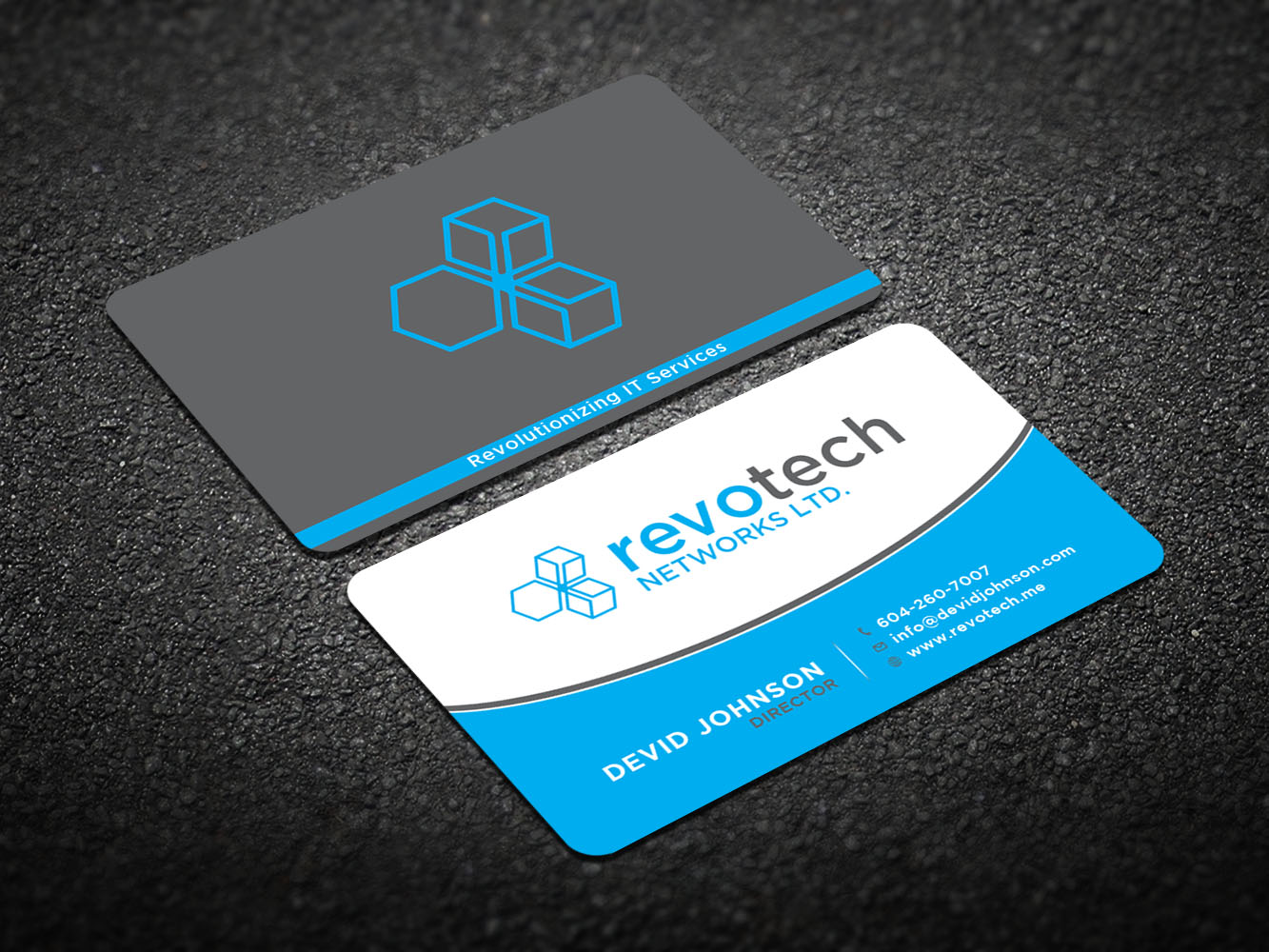 Design de Carte de Visite par Verified artistry (Design garden) pour Revotech Networks Ltd. | Design #10975114