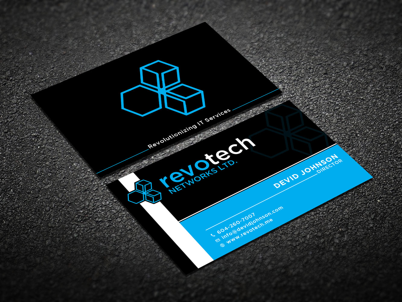 Diseño de Tarjeta de Presentación por Verified artistry para Revotech Networks Ltd. | Diseño #10975140