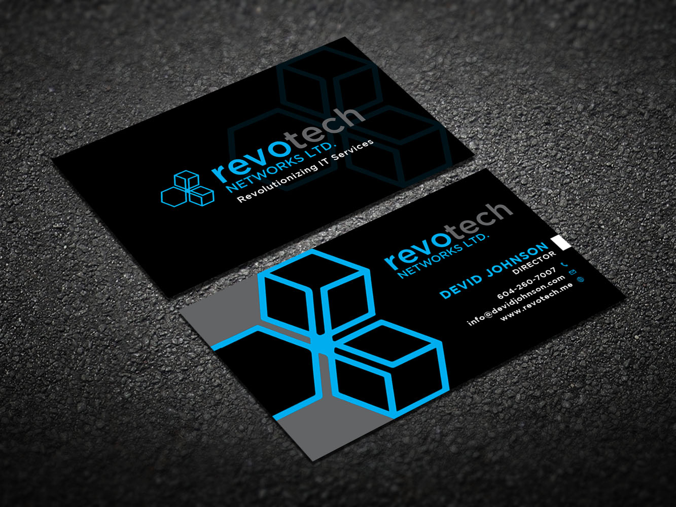 Diseño de Tarjeta de Presentación por Verified artistry para Revotech Networks Ltd. | Diseño #10975142