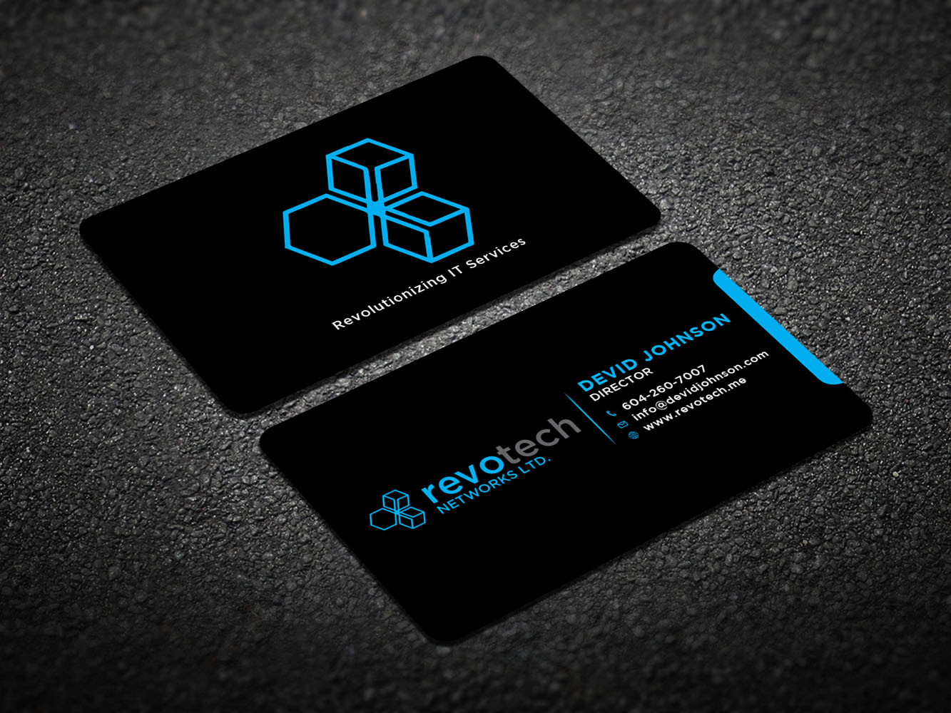 Design de Carte de Visite par Verified artistry (Design garden) pour Revotech Networks Ltd. | Design #10975146
