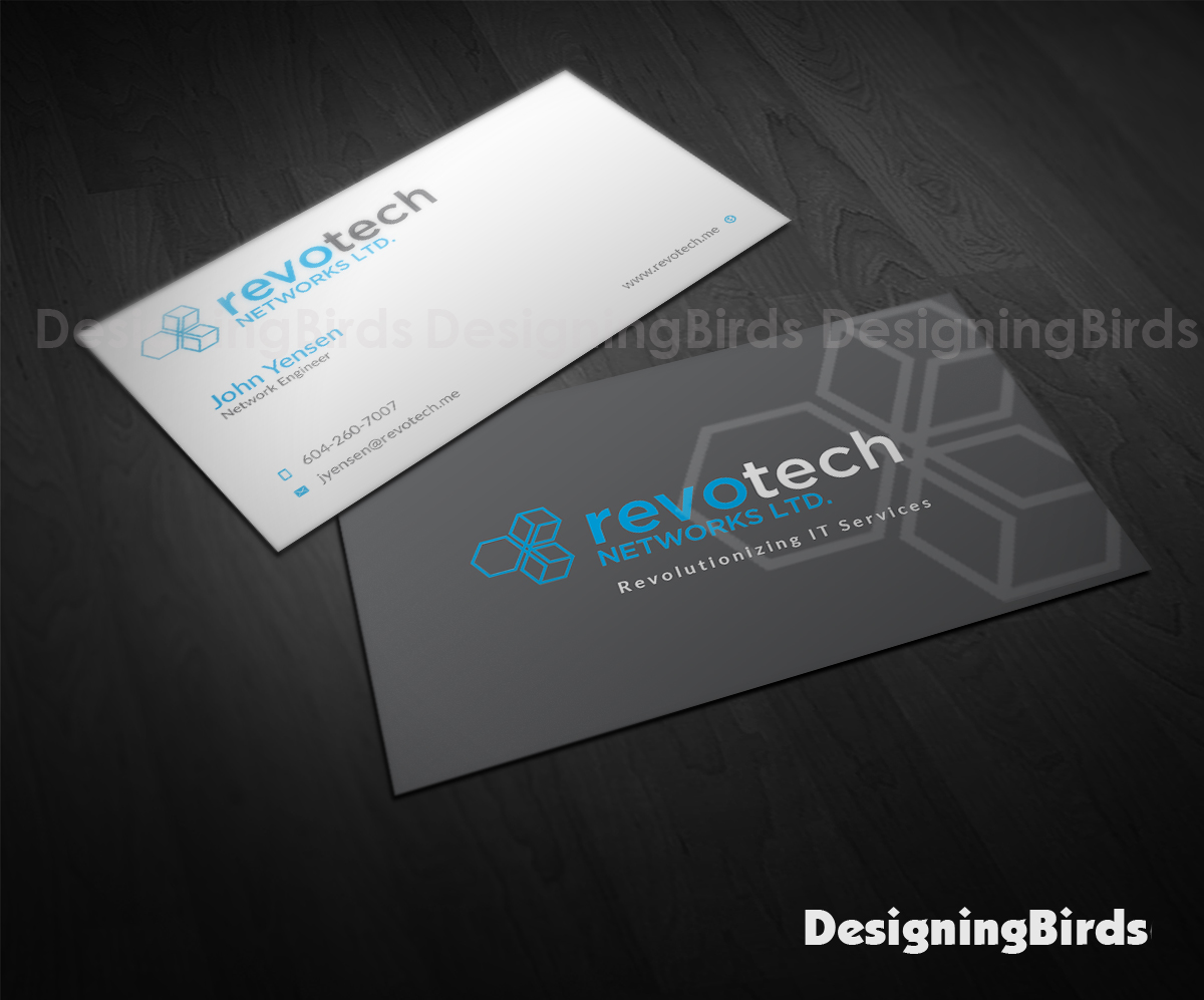 Business Card Design by Designing Birds for Revotech Networks Ltd. | Design #10978338