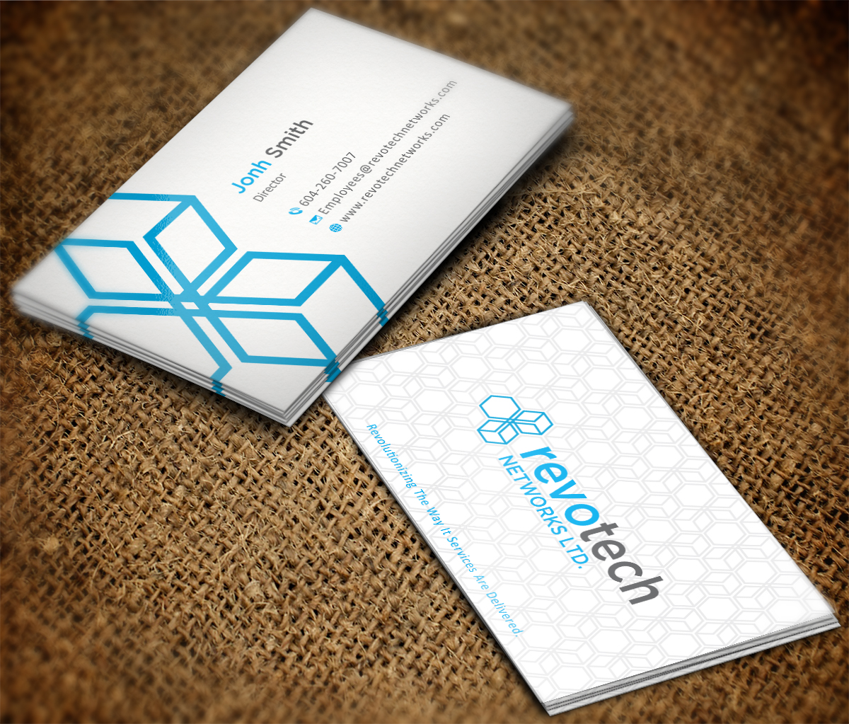 Design de Carte de Visite par Grafactory pour Revotech Networks Ltd. | Design #10980909