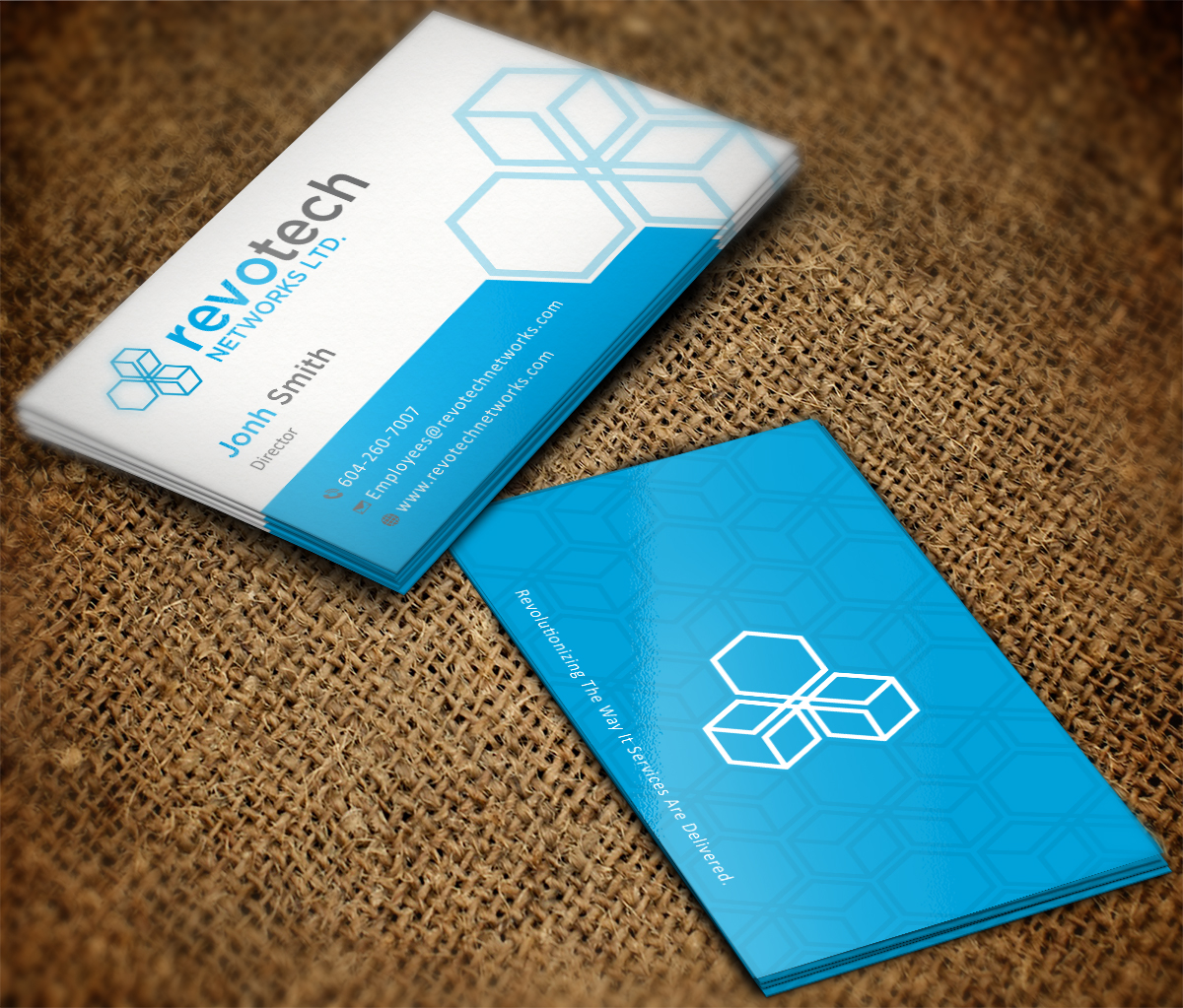 Design de Carte de Visite par Grafactory pour Revotech Networks Ltd. | Design #10980975