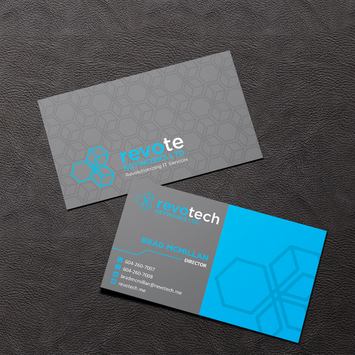 Design de Carte de Visite par Grafactory pour Revotech Networks Ltd. | Design #10982405