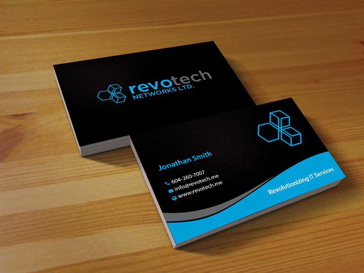 Business Card Design by Creations Box 2015 for Revotech Networks Ltd. | Design #10976385