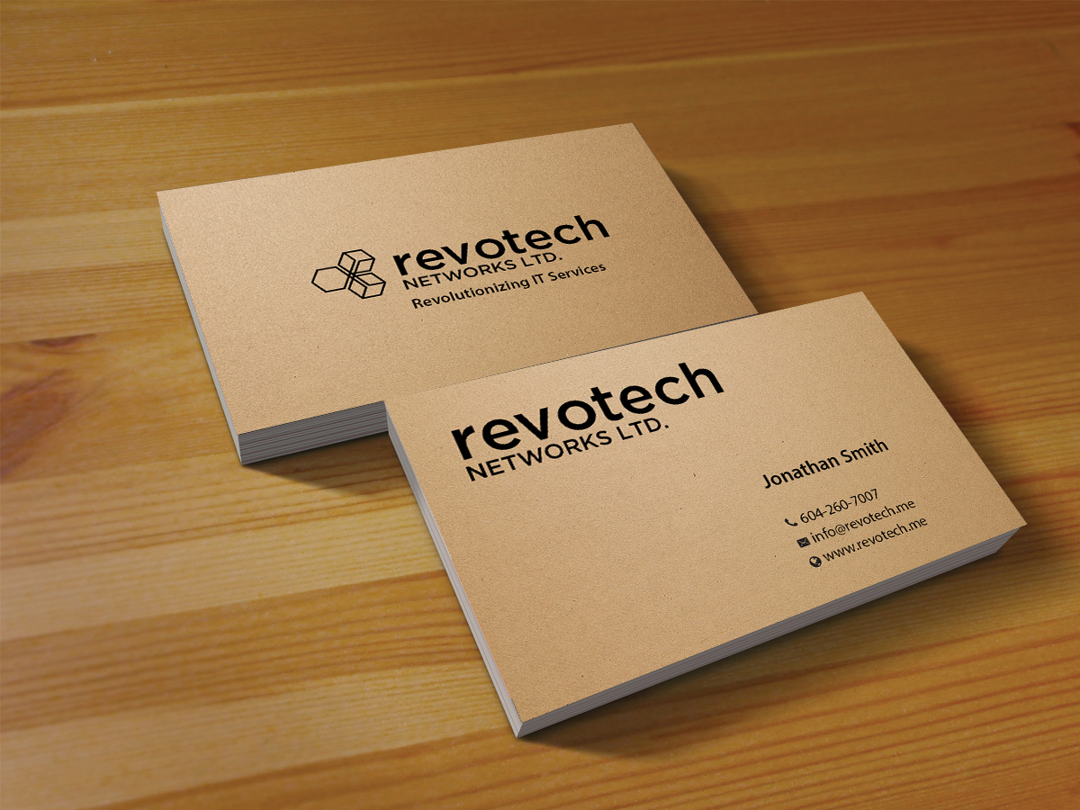 Design de Carte de Visite par Creations Box 2015 pour Revotech Networks Ltd. | Design #10976408