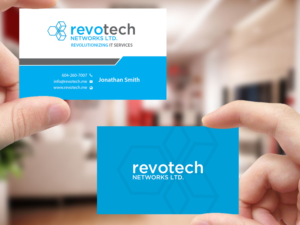 Design de Carte de Visite par Creations Box 2015 pour Revotech Networks Ltd. | Design : #10976409