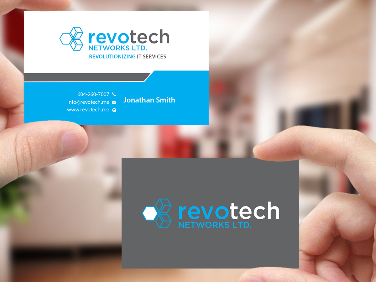 Design de Carte de Visite par Creations Box 2015 pour Revotech Networks Ltd. | Design #10976416