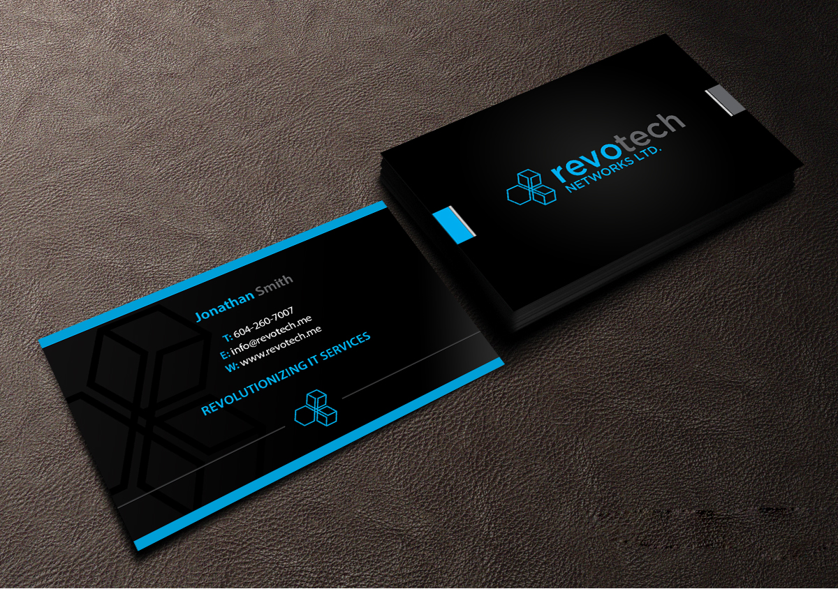 Design de Carte de Visite par Creations Box 2015 pour Revotech Networks Ltd. | Design #10982612
