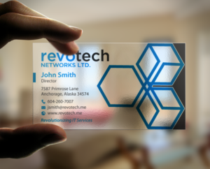 Design de Carte de Visite par chandrayaan.creative pour Revotech Networks Ltd. | Design : #10981459