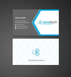 Design de Carte de Visite par chandrayaan.creative pour Revotech Networks Ltd. | Design : #10995795