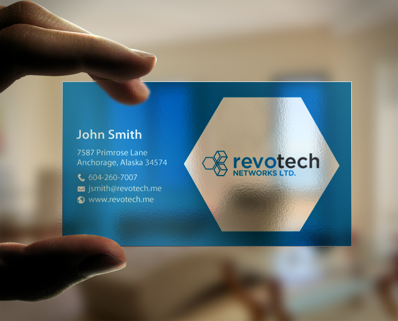 Design de Carte de Visite par chandrayaan.creative pour Revotech Networks Ltd. | Design #10995797