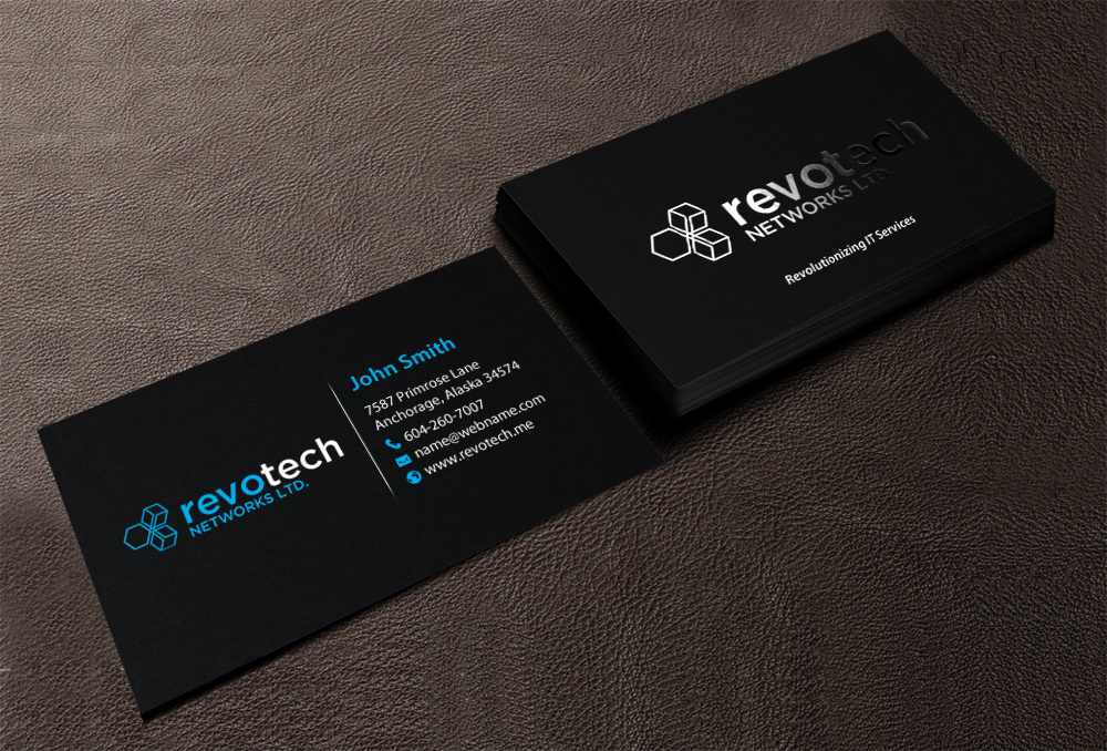 Design de Carte de Visite par chandrayaan.creative pour Revotech Networks Ltd. | Design #10995838