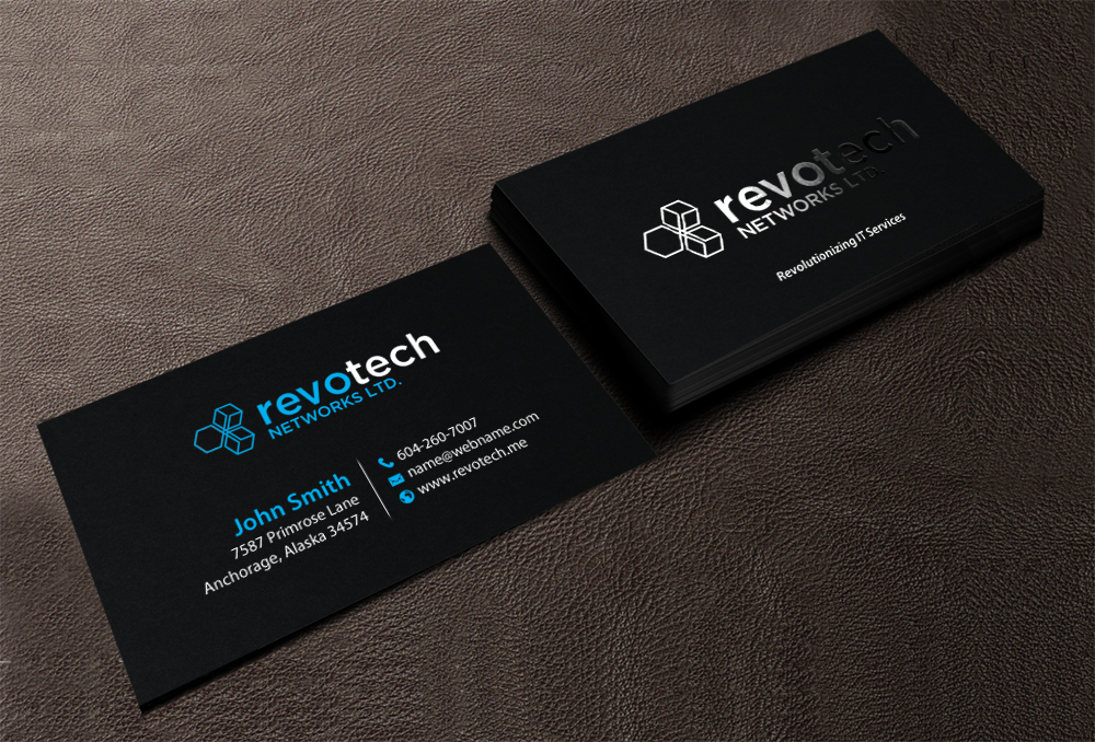 Design de Carte de Visite par chandrayaan.creative pour Revotech Networks Ltd. | Design #10995839