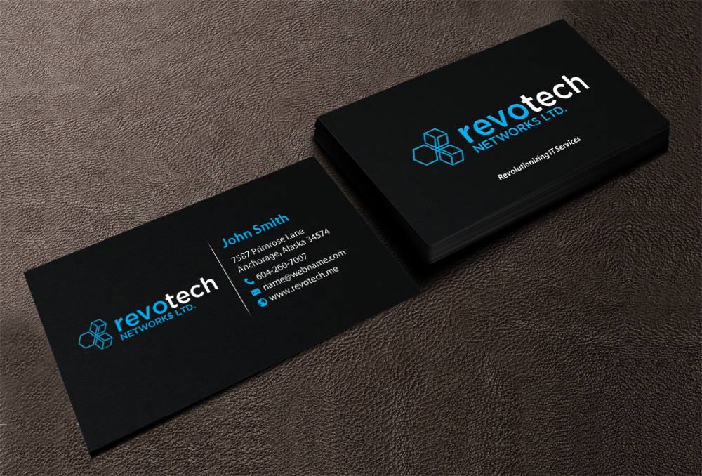 Design de Carte de Visite par chandrayaan.creative pour Revotech Networks Ltd. | Design #10995840