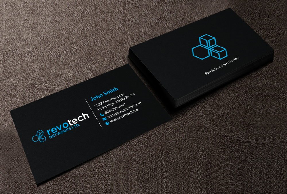 Design de Carte de Visite par chandrayaan.creative pour Revotech Networks Ltd. | Design #10995843