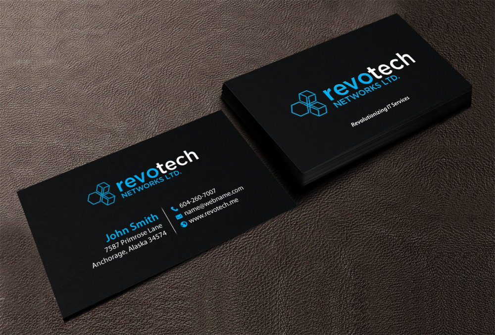 Design de Carte de Visite par chandrayaan.creative pour Revotech Networks Ltd. | Design #10995844