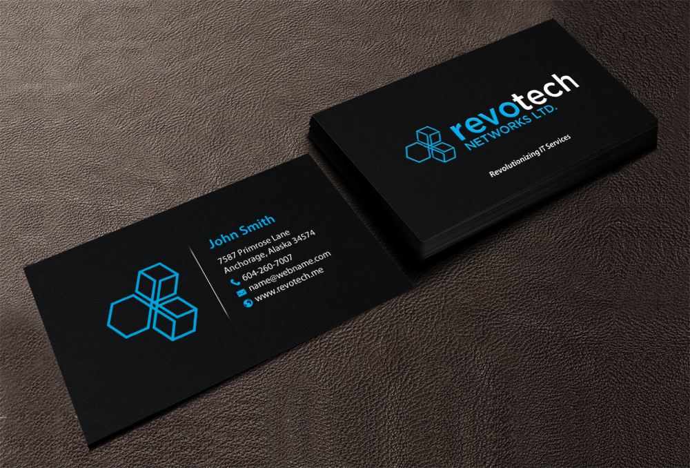 Business Card Design by chandrayaan.creative for Revotech Networks Ltd. | Design #10995848