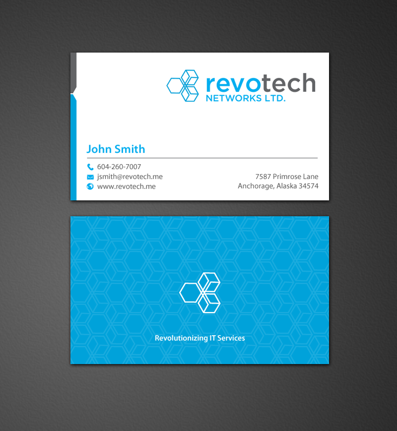 Design de Carte de Visite par chandrayaan.creative pour Revotech Networks Ltd. | Design #11006074