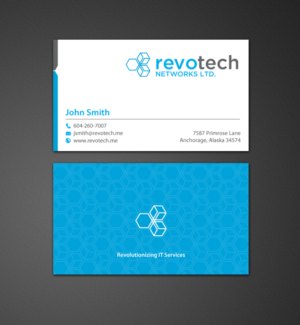 Design de Carte de Visite par chandrayaan.creative pour Revotech Networks Ltd. | Design : #11006074