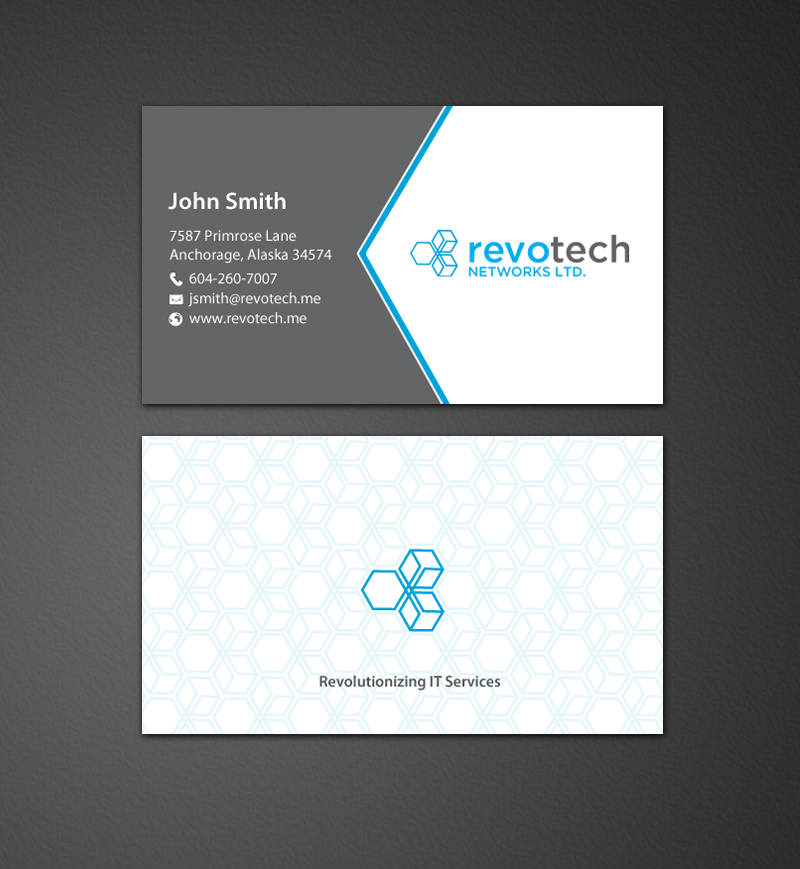 Business Card Design by chandrayaan.creative for Revotech Networks Ltd. | Design #11006076
