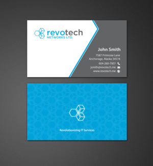 Design de Carte de Visite par chandrayaan.creative pour Revotech Networks Ltd. | Design : #11006078
