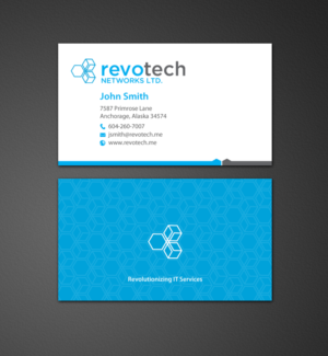 Design de Carte de Visite par chandrayaan.creative pour Revotech Networks Ltd. | Design : #11006079