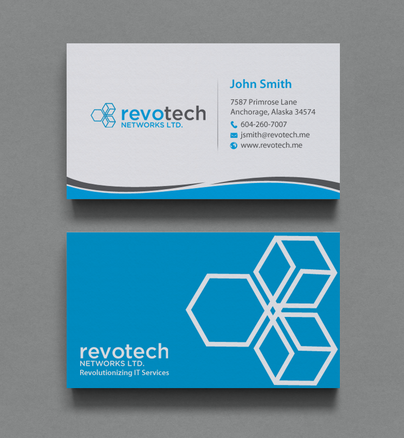 Design de Carte de Visite par chandrayaan.creative pour Revotech Networks Ltd. | Design #11006096