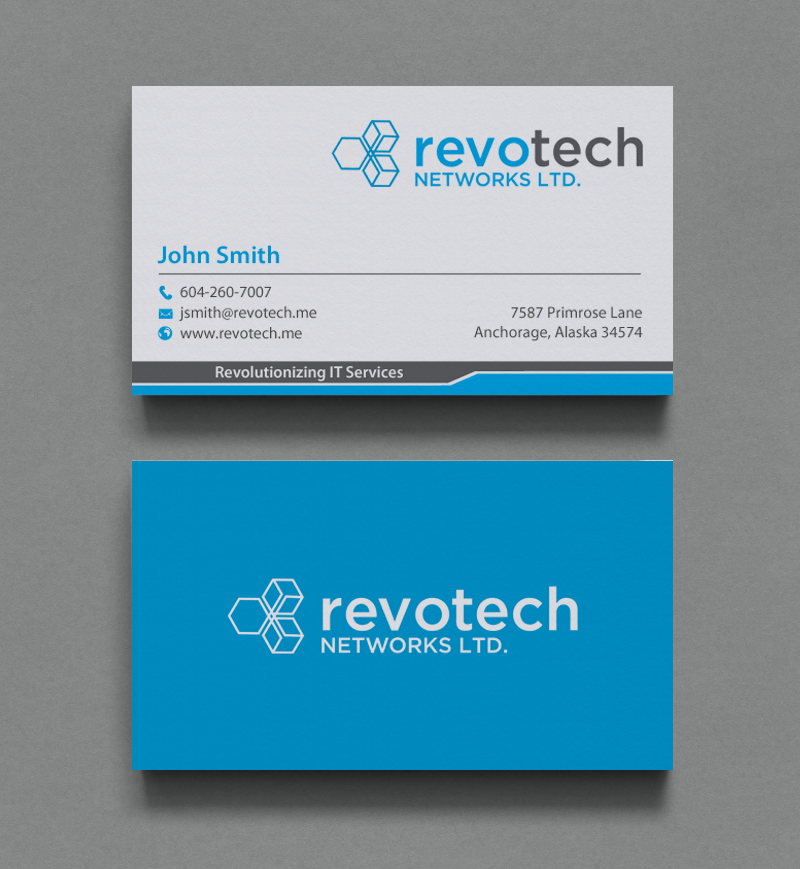 Design de Carte de Visite par chandrayaan.creative pour Revotech Networks Ltd. | Design #11006101