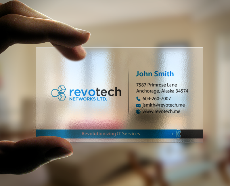 Design de Carte de Visite par chandrayaan.creative pour Revotech Networks Ltd. | Design #11006104