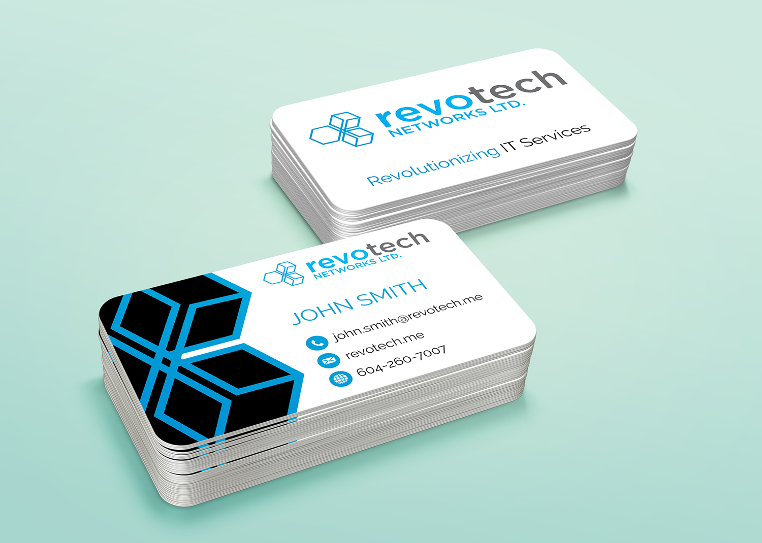 Business Card Design by alhemique1 for Revotech Networks Ltd. | Design #10973159