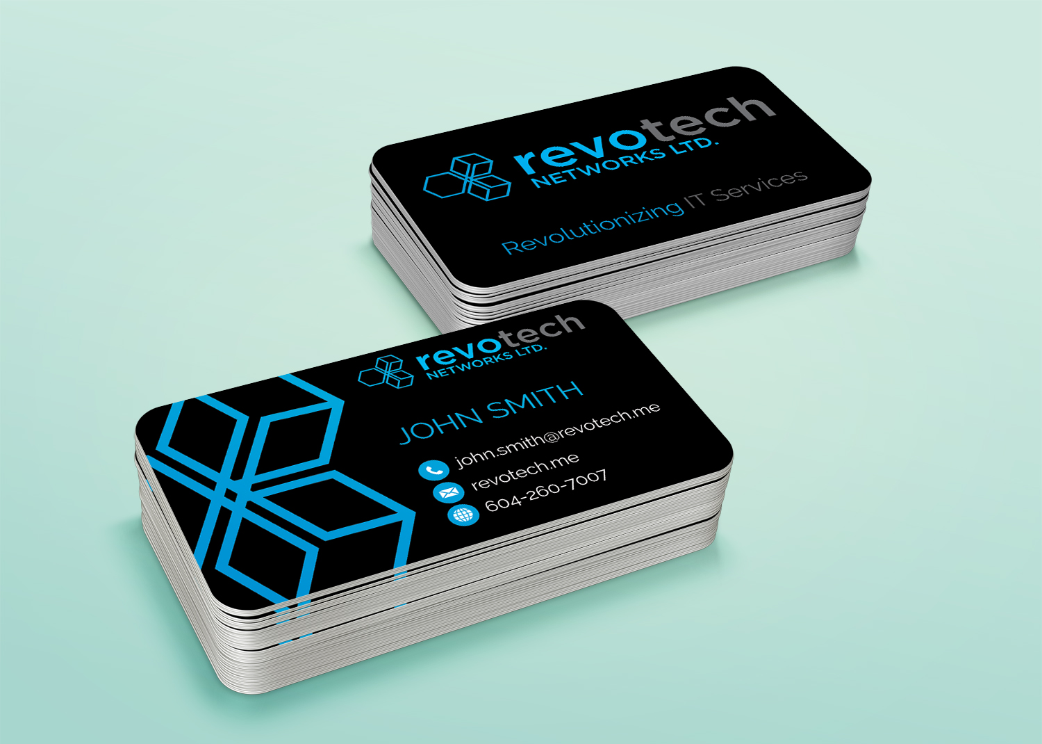 Business Card Design by alhemique1 for Revotech Networks Ltd. | Design #10973171