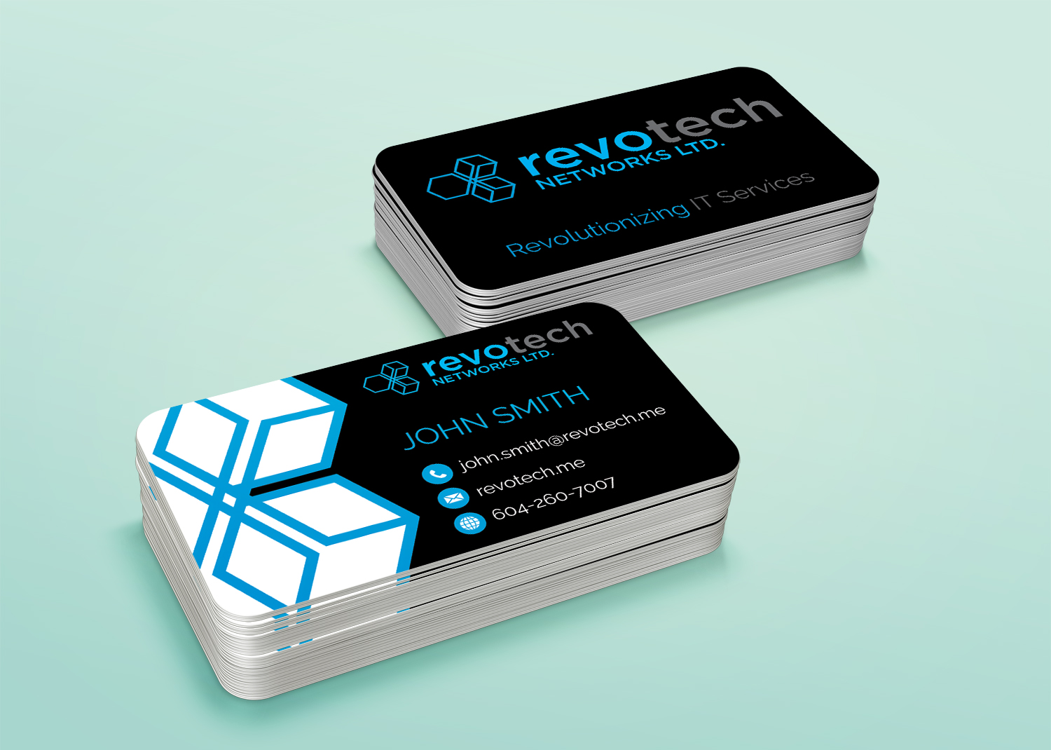 Business Card Design by alhemique1 for Revotech Networks Ltd. | Design #10973172