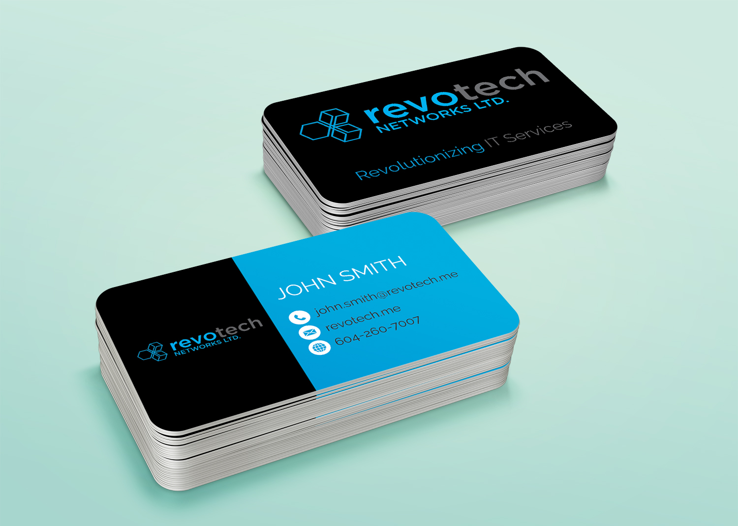 Business Card Design by alhemique1 for Revotech Networks Ltd. | Design #10973173
