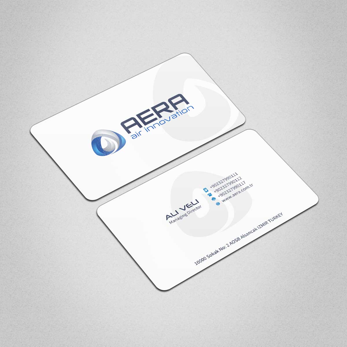 Diseño de Tarjeta de Presentación por INDIAN_Ashok para aera | Diseño #10986740