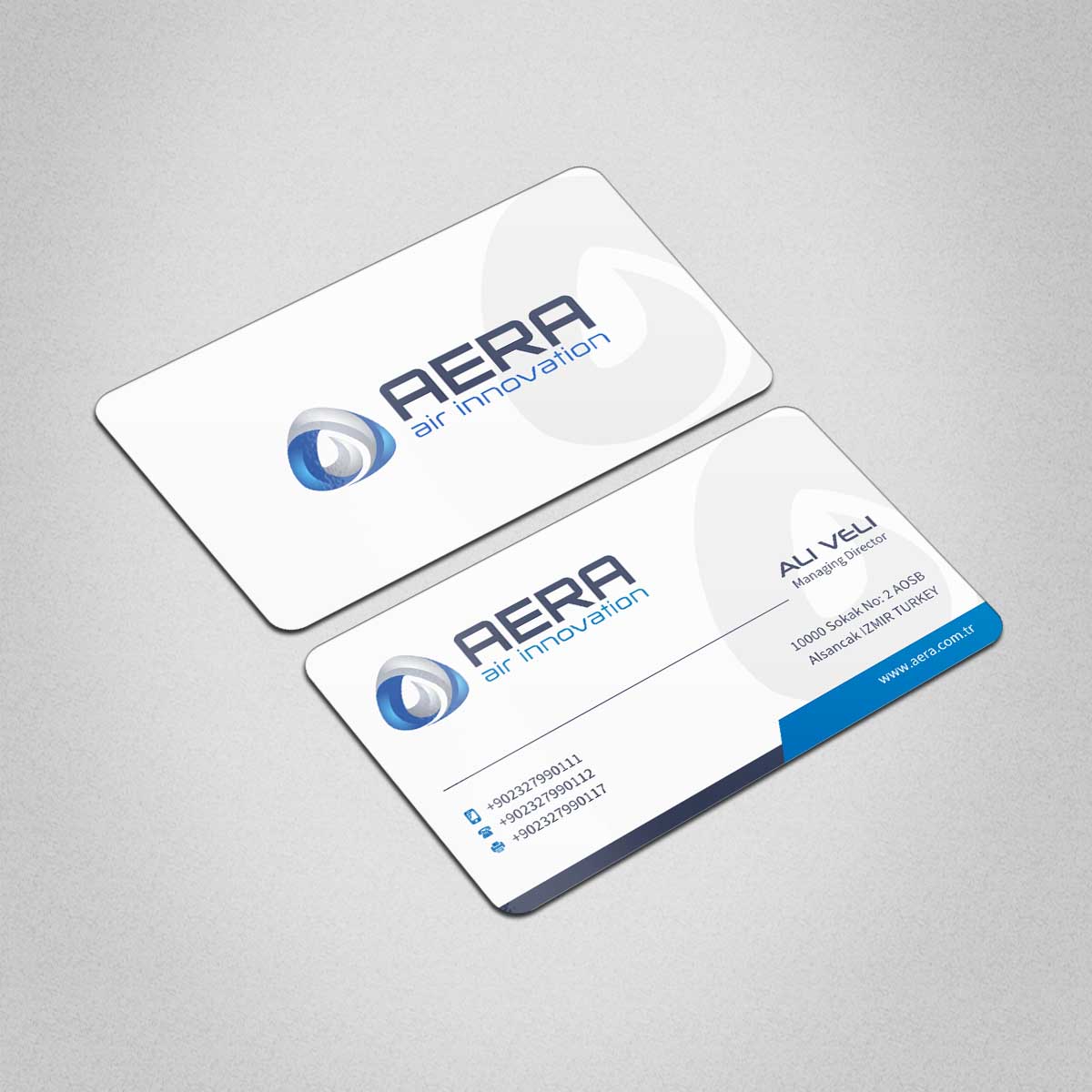 Diseño de Tarjeta de Presentación por INDIAN_Ashok para aera | Diseño #10986741