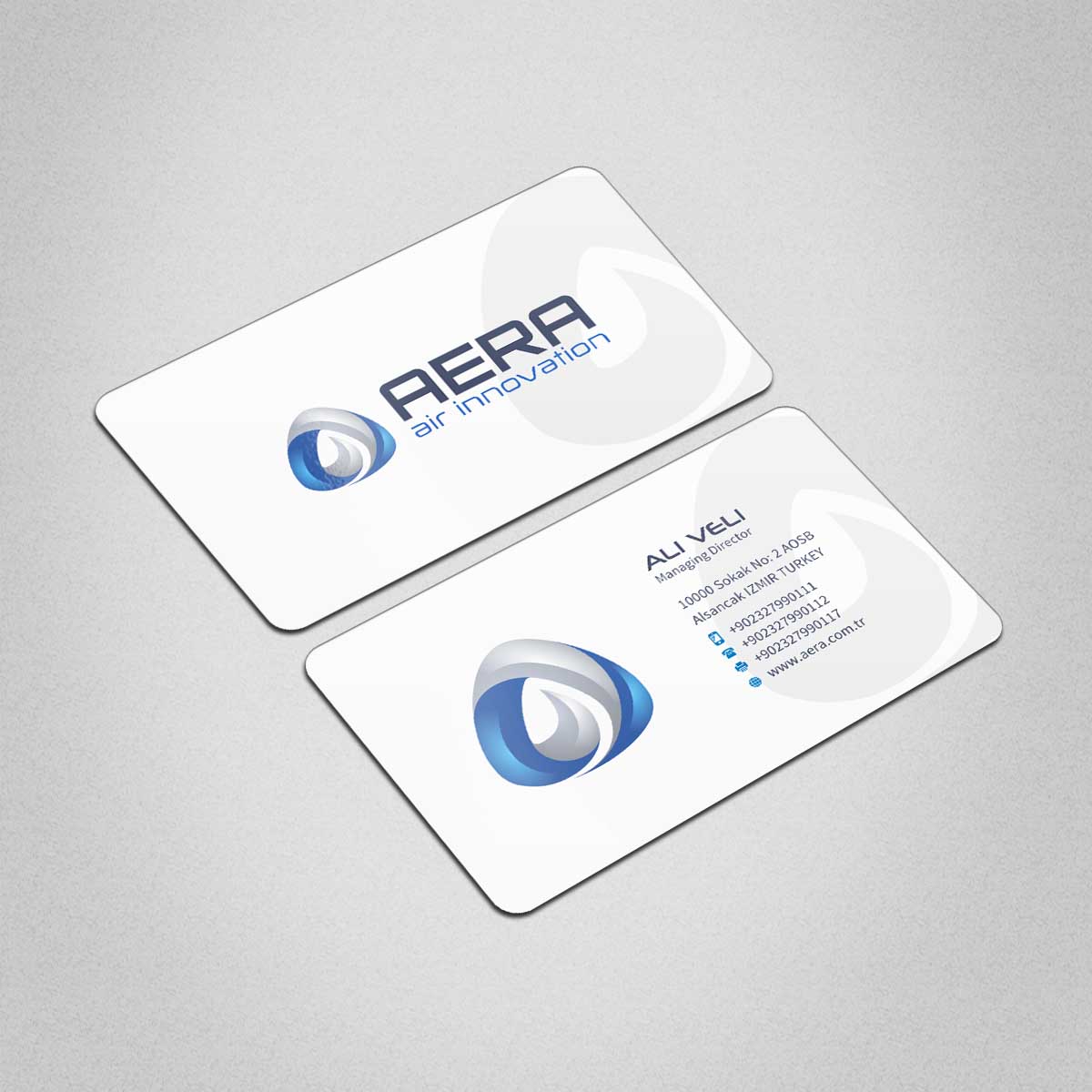 Diseño de Tarjeta de Presentación por INDIAN_Ashok para aera | Diseño #10986743