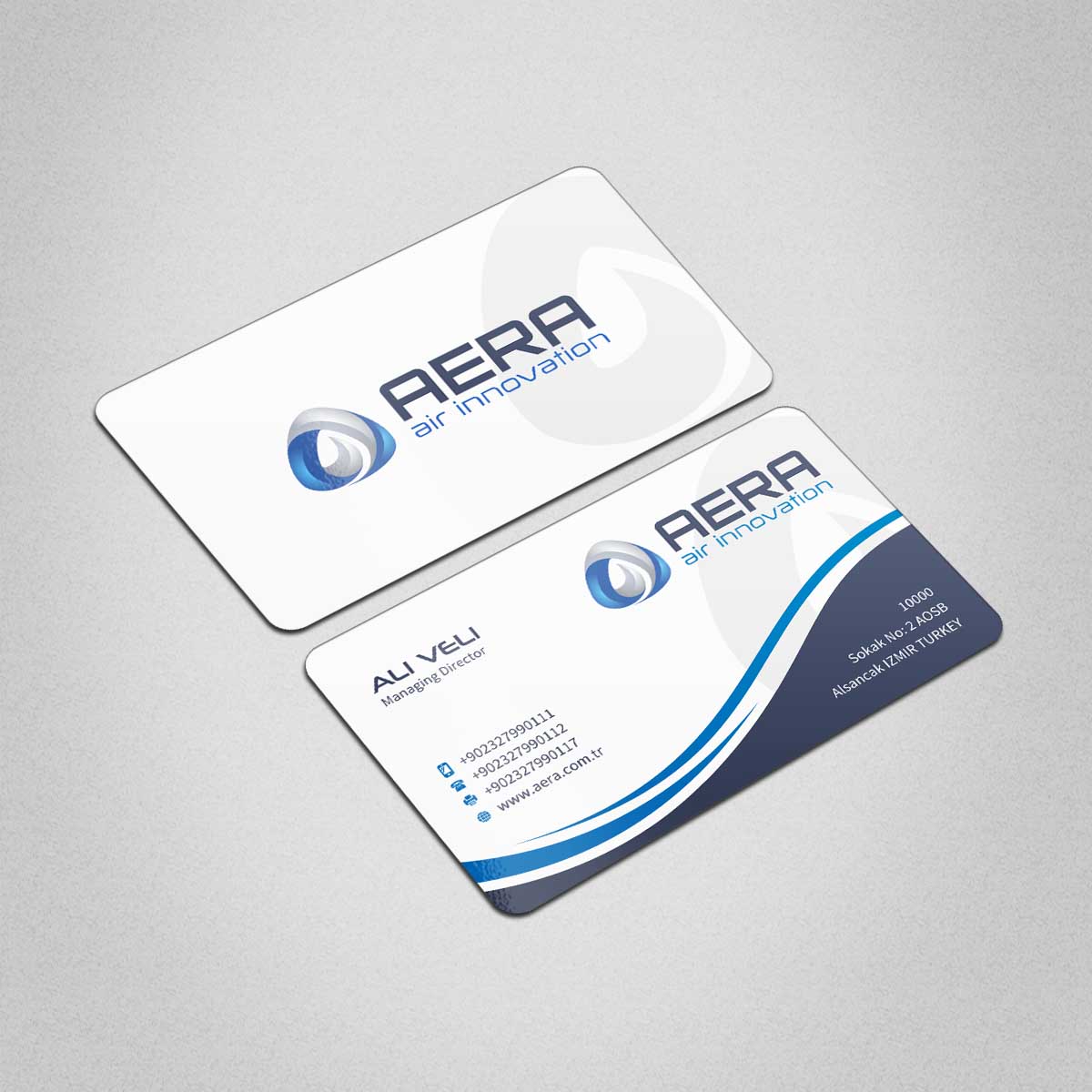 Diseño de Tarjeta de Presentación por INDIAN_Ashok para aera | Diseño #10986745