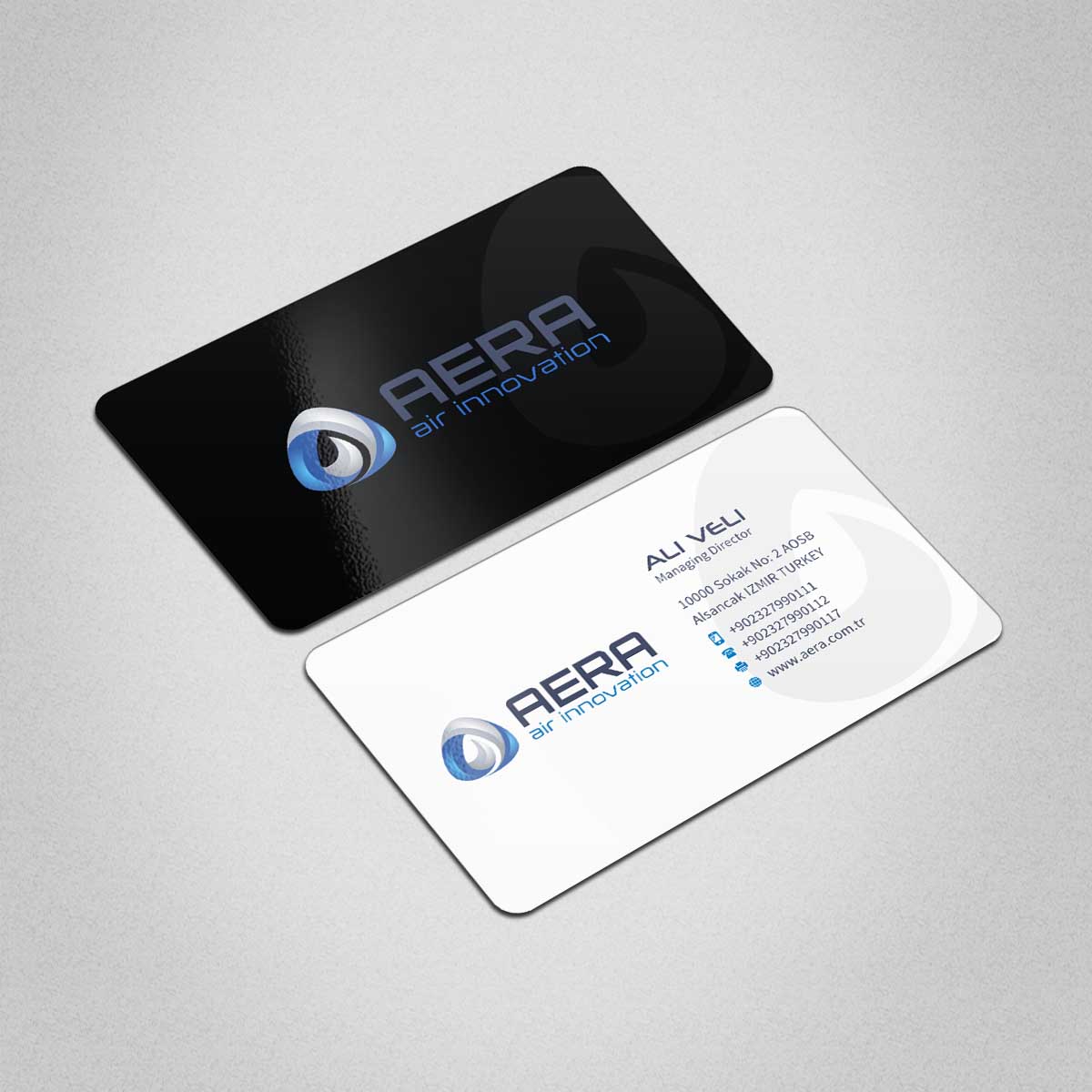 Business Card Design by INDIAN_Ashok for aera | Design #10986760